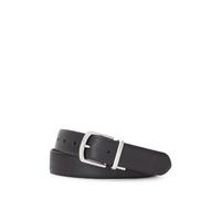 Wendegürtel aus Narbenleder 32 Black