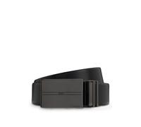 Wendegürtel BOSS "Gomero Gb35", Herren, schwarz (schwarz 004), Leder, mehrfarbig, Gürtel, mit zweiter Schließe zum Wechseln (97262129-0) schwarz 004