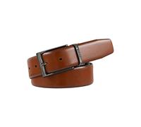 Wendegürtel JOOP, Herren, Gr. 105, cognac, schwarz, Rindsleder, Gürtel, aus seidenglattem Rindsleder, zum wenden, zweifarbig, 3,5 cm breit (10461969-105) cognac, schwarz