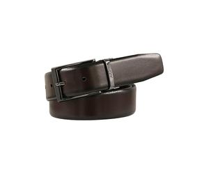 Wendegürtel JOOP, Herren, Gr. 11,5, braun (schwarz, schwarz braun), Rindsleder, Gürtel, aus seidenglattem Rindsleder, zum wenden, zweifarbig, 3,5 cm breit (77788130-115) schwarz, schwarz braun