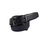 Wendegürtel JOOP, Herren, Gr. 115, schwarz (schwarz, dunkelblau), Rindsleder, Gürtel, aus seidenglattem Rindsleder, zum wenden, zweifarbig, 3,5 cm breit (50400706-115) schwarz, dunkelblau