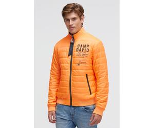 Wendejacke CAMP DAVID, Herren, Gr. 3XL, orange (blau navy, sunrise neon), Web, Material Außenseite: 100% Polyester, Material Innenseite: 100% Polyamid, Wattierung: 100% Polyester, bedruckt, bestickt,