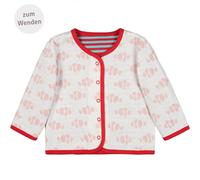 Wendejacke Fische rosé Ringel rot/türkis 62/68