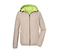 Wendejacke "GS 66 WMN JCKT", Damen, Gr. 36, beige (hellbeige), Oberstoff: 100% Polyester (recycelt), Futter: 100% Polyester (recycelt), G.I.G.A. DX BY KILLTEC, sportlich, Jacken, Wendbare Damenjacke, 