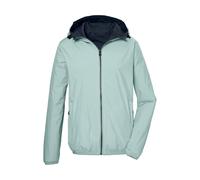 Wendejacke "GS 66 WMN JCKT", Damen, Gr. 42, blau (helltürkis), Oberstoff: 100% Polyester (recycelt), Futter: 100% Polyester (recycelt), G.I.G.A. DX BY KILLTEC, sportlich, Jacken, Wendbare Damenjacke,