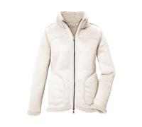 Wendejacke "GW 62 WMN JCKT", Damen, Gr. 38, beige (creme), Obermaterial: 100% Polyester, G.I.G.A. DX BY KILLTEC, Jacken, Wendbare Damenjacke in Wildlederoptik, warm, mit 4 Taschen (82486653-38) creme