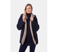Wendejacke in Teddy-Optik blau M