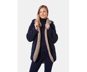 Wendejacke in Teddy-Optik blau S