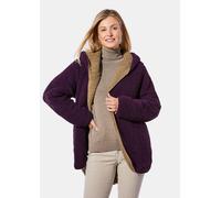 Wendejacke in Teddy-Optik lila M