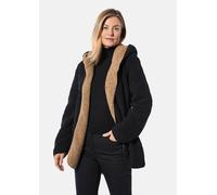 Wendejacke in Teddy-Optik schwarz M
