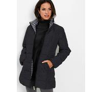 Wendejacke INSPIRATIONEN, Damen, Gr. 42, schwarz-weiß (schwarz, weiß, bedruckt), 100% Polyester, Wattierung:100% Polyester, gemustert, unifarben, Jacken (48070641-42) schwarz, weiß, bedruckt