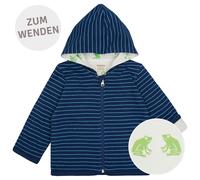 Wendejacke Kapuze Ringel marine 62/68