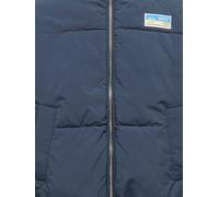 Wendejacke KIDS ONLY "KOGMARIA REVERSIBLE PUFFER JACKET OTW", Mädchen, Gr. 158, beige (ombre blau), Web, Obermaterial: 100% Nylon, unifarben, Basic taillenbedeckt, mit innenliegendem Gummizug, Jacken,