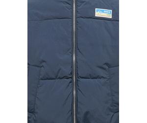Wendejacke KIDS ONLY "KOGMARIA REVERSIBLE PUFFER JACKET OTW", Mädchen, Gr. 158, beige (ombre blau), Web, Obermaterial: 100% Nylon, unifarben, Basic taillenbedeckt, mit innenliegendem Gummizug, Jacken,