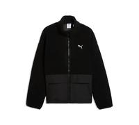 Wendejacke PUMA "HYBRID REFIBRE SHERPA JACKET M", Herren, Gr. XXL, schwarz (puma schwarz), Rippware, Obermaterial: 100% Polyester. Futter: 100% Polyester, unifarben, relaxed fit normal, Jacken, sportl