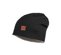 Wendemütze MAXIMO, Jungen, Gr. 51, schwarz, Fleece, Baumwollmischung, mehrfarbig, Mützen, mit wärmenden Fleecefutter (19837025-51) schwarz