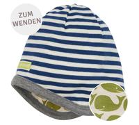 Wendemütze Ringel marine 86
