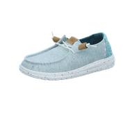 HeyDude - Women's Wendy Heathered Slub Tropical - Sneaker, Gr. 37, türkis (Blue)