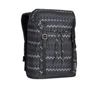 Wenger 606475 Cohort 16" Laptop-Rucksack, gepolstertes Laptopfach mit Tablet-Fach, Schwarz/Native Print (22 Liter)