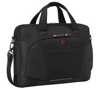WENGER Altair Brief Laptop-Tasche zum Umhängen, Notebook bis 16 Zoll, Tabletfach, Aktentasche, Organizer, 12 l, Büro Business Uni, Schwarz, 653496