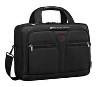 WENGER BC Pro Laptop-Tasche zum Umhängen, Notebook bis 13,3 Zoll, Aktentasche, Organizer, RFID-Schutz, 10 l, Büro Business Uni, Schwarz, 612269