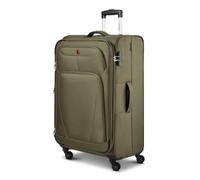 WENGER Check-in Koffer für Damen und Herren | großer L Trolley 46 x 34 x 78 cm aus hochwertigem Polyester 600D Material | Erweiterbar & Fronttasche| Beaumont Serie