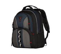 Wenger Cobalt Laptop-Rucksack 16 Zoll, schwarz-blau, Tablet-Fach, 2 Hauptfächer