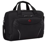 WENGER Cosmic Brief Laptop-Tasche zum Umhängen, Notebook bis 16 Zoll, Tabletfach, Aktentasche, Organizer, 17 l, Büro Business Uni, Schwarz, 653497