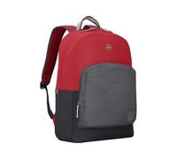 WENGER Crango Laptop-Rucksack, Notebook bis 16 Zoll, Organizer, 27 l, Damen Herren, Büro Business-Reisen Uni, Rot/Schwarz, 611980