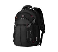WENGER Gigabyte Laptop-Rucksack mit Tabletfach, Notebook bis 16 Zoll, Tablet bis 10 Zoll, Organizer, 20 l, Damen Herren, Büro Business-Reisen Uni, Schwarz, 600627