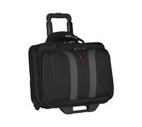 Wenger 600659 GRANADA 15.6-Zoll-Rad-Laptop-Tasche, gepolsterte Laptopfach mit Übernachtung Fach in schwarz, 42 x 35 x 25 cm (B x H x T), 24 Liter