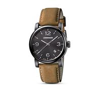 WENGER Herren Armbanduhr Leder Braun 41mm Analog Quarz Leder WENGER URBAN METROPOLITAN 01.1041.129