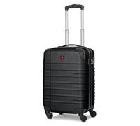 WENGER Kabinen-Koffer für Damen und Herren | Kleiner Cabin-Trolley 37 x 23 x 53 cm aus hochwertigem, stoßfestem ABS Material | Erweiterbar & Teleskopgriff| Amplar Evo Serie
