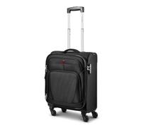 WENGER Kabinen-Koffer für Damen und Herren | Kleiner Cabin-Trolley 39 x 20 x 54 cm aus hochwertigem Polyester 600D Material | Erweiterbar & Fronttasche | Beaumont Serie