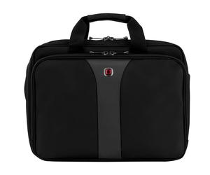 WENGER Legacy 16'' Double-Gusset Laptop Briefcase Black / Grey