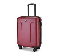 WENGER Legacy Carry-On Hartschalenkoffer, Handgepäck, Trolley, 39 (44) l, Damen Herren, Business-Reisen Urlaub, Rot, 610871