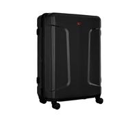 WENGER Legacy L Hartschalenkoffer mit 4 Rollen, Trolley, L, 99 (115) l, Sicherheitsschloss, Damen Herren, Reisen Urlaub, Schwarz
