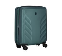 WENGER Motion S Hartschalenkoffer, S, Trolley, 36 (43) l, Sicherheitsschloss, Damen Herren, Reisen Urlaub, Grün/Grau