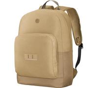 WENGER Crango Laptop-Rucksack, Notebook bis 16 Zoll, Organizer, 27 l, Damen Herren, Büro Business-Reisen Uni, Creme, 653180