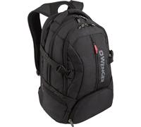 WENGER Transit Laptop-Rucksack mit Tabletfach, Notebook bis 16 Zoll, Tablet bis 10 Zoll, Organizer, 27 l, Damen Herren, Büro Business-Reisen Uni, Schwarz, 600636
