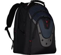 Wenger Notebookrucksack Ibex Reißverschluss Tabletfach für Tablets bis 25 cm (10"), Organizer für Accessoires, Netzseitentasche 90 % Polyester, 10 % Polyvinylchlorid blau