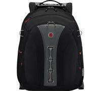 Wenger Notebookrucksack LEGACY 28 x 34 x 18 cm (B x H x T) Reißverschluss Hauptfach, Laptopfach, optimiertem Organizerfach, zwei seitlichen Netztaschen, Band für Trolleybefestigung Polyester schwarz/g