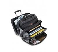 Wenger PATRIOT Comp-U-Roller Notebook-Tasche 43 cm 17" Schwarz mit 15.4" Laptop Case (600662)