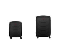 WENGER Prymo 2-teiliges Koffer-Set, S S + Reisekoffer L, Hartschale, 36 (43) l + 93 (107) l, Erweiterbar