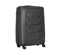 WENGER Prymo Large Hartschalenkoffer mit 4 Rollen, Trolley, Groß, 93 (107) l, Sicherheitsschloss, Damen Herren, Reisen Urlaub, Anthrazit, 653637