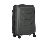 WENGER Prymo Medium Hartschalenkoffer mit 4 Rollen, Trolley, Mittelgroß, 59 (67) l, Sicherheitsschloss, Damen Herren, Reisen Urlaub, Anthrazit, 653636
