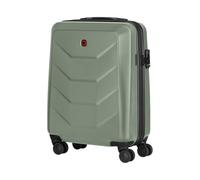 WENGER Prymo S Hartschalenkoffer, S, Trolley, 36 (43) l, Sicherheitsschloss, Damen/Herren, Reisen Urlaub, Grün