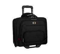 WENGER Spheria Trolley Laptop-Tasche, Notebook bis 16 Zoll, Tabletfach bis 10 Zoll, Aktentasche zum Rollen, Organizer, 22 l, Damen Herren, Büro Business-Reisen Uni, Schwarz, 605978