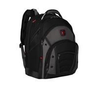 WENGER Synergy Laptop-Rucksack mit Tabletfach, Notebook bis 16 Zoll, Tablet bis 10 Zoll, 26 l, Damen Herren, Büro Business-Reisen Uni, Schwarz/Grau, 600635