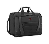 WENGER Synergy Laptop-Tasche zum Umhängen Damen & Herren, 17 Zoll Notebook, 19 l, Organizer, Büro Business Uni Reisen, Schwarz, 612475